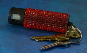 Keychain pepper spray is used for Personal Safety Products for Women