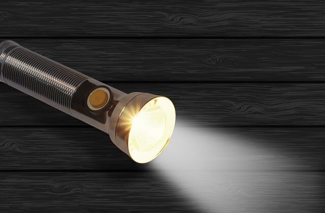 A flashlight can be used as a self-defense tool for women.