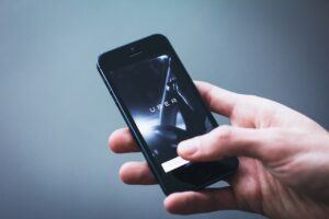 Uber App for ride share users.